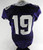 Texas Christian TCU Frogs #19 Game Used Purple Jersey Frogskin NP Football 42 2