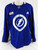 2021 Tampa Bay Lightning Charles Hudon #54 Game Used Blue Practice Jersey 564