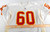1990s Kansas City Chiefs #60 Game Issued White Jersey 632