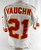 1994 Kansas City Chiefs Jon Vaughn #21 Game Issued White Jersey 75th Patch 44 6