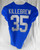 2017 Detroit Lions Miles Killebrew #35 Game Used Blue Jersey Thanksgiving 42 658