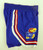2023-24 Kansas Jayhawks Game Issued Blue Shorts Basketball S 766