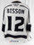 2022-23 Ontario Reign Tobie Bisson #12 Game Used White Jersey 56 432