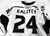 2023-24 Ontario Reign Arthur Kaliyev #24 Game Used White Jersey 56 452