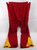 Late 1970s Early 80s Atlanta Hawks #11 Game Used Red Warm Up Pants Rawlings 36 3
