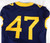 2019-23 West Virginia Mountaineers #47 Game Used Navy Jersey Football NP R 42 29