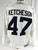 Late 1990s Florida Panthers BJ Ketcheson #47 Game Used White Practice Jersey 12