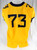 2019-23 West Virginia Mountaineers #73 Game Used Gold Jersey Football NP R 48 8