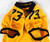 2019-23 West Virginia Mountaineers #73 Game Used Gold Jersey Football NP R 48 8