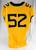 2019-23 West Virginia Mountaineers #52 Game Used Gold Jersey Football NP R 44 0