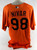 2007-08 Baltimore Orioles Jose Nivar #98 Game Used Orange Jersey BP ST 52 469