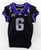 2020 Texas Christian Horned Frogs #6 Game Used Black Jersey NP R Football 40 9