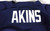2022 Houston Texans Jordan Akins #88 Game Used Navy Practice Jersey XL 962