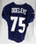 2023 Houston Texans Adedayo Odeleye #75 Game Used Navy Practice Jersey XL 963