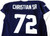 2023 Houston Texans Geron Christian Sr #72 Game Used Navy Practice Jersey 971
