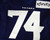 2023 Houston Texans Josh Jones #74 Game Used Navy Practice Jersey 972