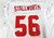 2021 Houston Texans Taylor Stallworth #56 Game Used White Practice Jersey 986