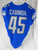 2021 Detroit Lions Jason Cabinda #45 Game Issued Blue Jersey 42 632
