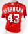 2022 Washington Nationals Chris Herrmann #43 Game Issued Pos Used Red Jersey 6