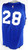 2023-25 Detroit Pistons #28 Game Used Blue Practice Jersey Henry Ford XL 505