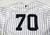 2020 New York Yankees Luis Avilan #70 Game Used White Jersey Whitey Ford 16 P 5