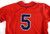Lakewood BlueClaws #5 Game Used Red Jersey 44 880