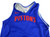 Detroit Pistons Blank Game Used Blue and Grey Reversible Practice Jersey XL 521