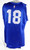 2023-25 Detroit Pistons #18 Game Used Blue Practice Jersey Henry Ford XL 509