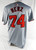 2024 Washington Nationals DJ Herz #74 Game Issued Grey Jersey 24 DP89133