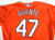 2024 Las Vegas Aviators Wander Guante #47 Game Used Orange Jersey 46 371