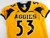 North Carolina A&T Aggies #53 Game Used Yellow Jersey Football 3XL 288