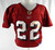 2002 San Francisco 49ers Terry Jackson #22 Game Used Red Practice Jersey L 313