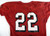 2002 San Francisco 49ers Terry Jackson #22 Game Used Red Practice Jersey L 313