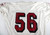 2006 San Francisco 49ers Brandon Moore #56 Game Used White Practice Jersey XL 14