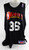 1990s Atlanta Hawks #36 Game Used Navy Practice Jersey XXL 321