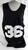 1990s Atlanta Hawks #36 Game Used Navy Practice Jersey XXL 321