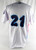2019 Lakewood BlueClaws #21 Game Used White Jersey Copa de la Diversion 46 818