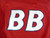Lakewood BlueClaws Bat Boy #BB Game Used Red Jersey L 844