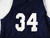 2000s Team USA Basketball #34 Game Issued Blue Practice Jersey XXL 904