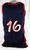 1998 Team USA Basketball #16 Game Issued Blue Jersey 48 137