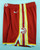 2024-25 Atlanta Hawks David Roddy #8 Game Used Red Shorts Pacman XL 42 402