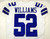2017 Dallas Cowboys Connor Williams #52 Game Issued White Jersey DP09321