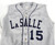 LaSalle #15 Game Used Grey Jersey 46 26