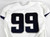 2013-15 Utah State Aggies #99 Game Used White Jersey Name Plate Removed M 107