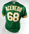 2023 Oakland Athletics Domingo Acevedo #68 Game Issued Kelly Green Jersey 46 28