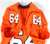2012 Virginia Cavaliers David Dean #64 Game Used Orange Jersey 42 076