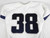 2013-15 Utah State Aggies #38 Game Used White Jersey Name Plate Removed S 036