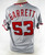 2022 Washington Nationals Reed Garrett #53 Game Issued Grey Jersey 46 003
