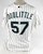 Florida Marlins Todd Doolittle #57 Game Used White Jersey 48 27
