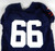 2006-09 Virginia Cavaliers #66 Game Issued Navy Jersey Name Plate Removed 46 075